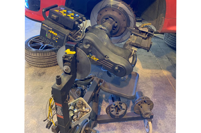 Brake Repairs being Carried out at our Chepstow Garage